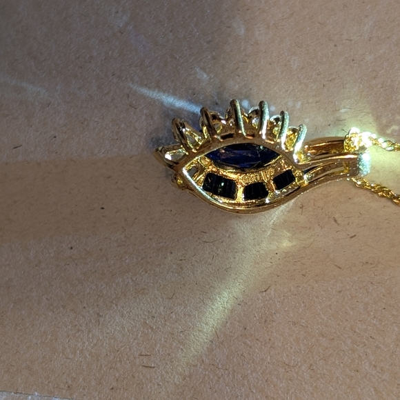 Sapphire Pendant Necklace - Picture 8 of 15